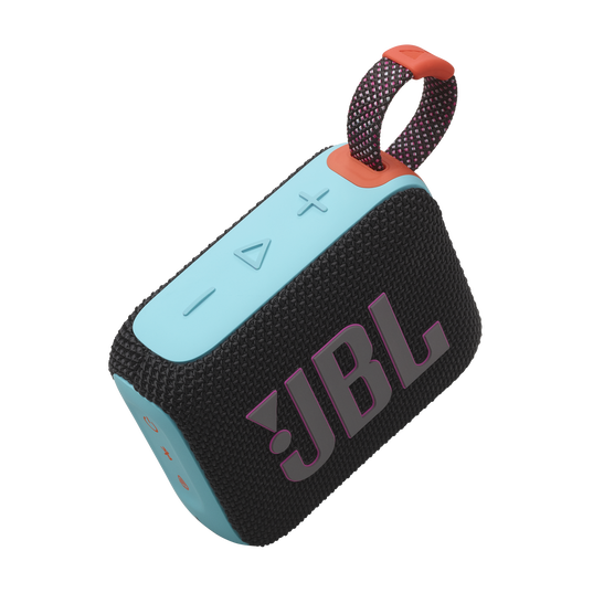 JBL Go 4 - Black and Orange - Ultra-Portable Bluetooth Speaker - Detailshot 3